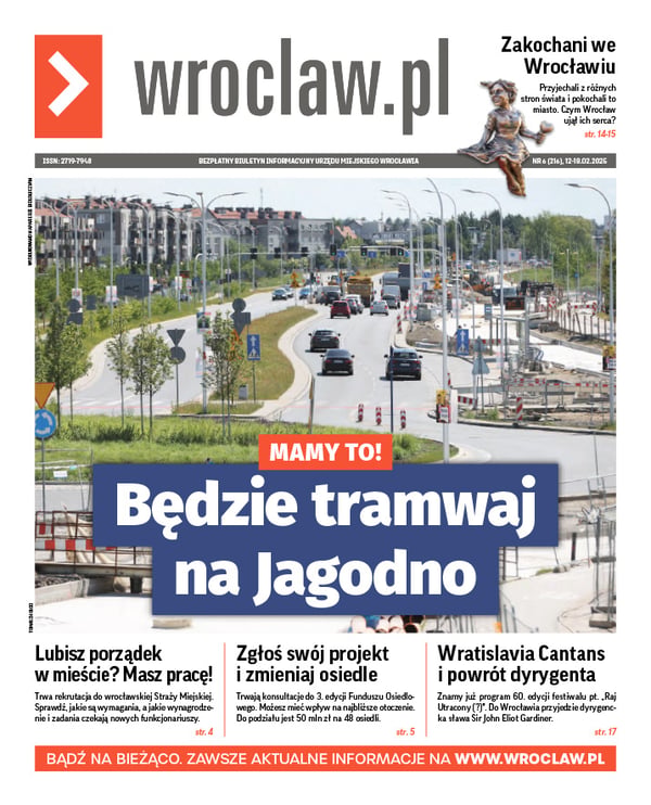 Zdjecie okładki biuletynu - Budowa buspasu w ciągu ulicy Bardzkiej - część inwestycji w ramach Tramwajowo-Autobusowej Trasy na Jagodno