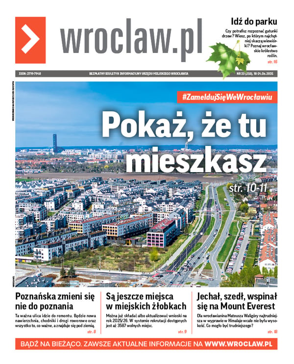 Zdjecie okładki biuletynu - Widok z góry na osiedle Jagodno.