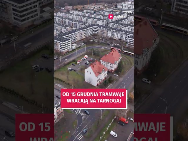 Wideo - Od 15 grudnia tramwaje wracają na Gaj i Tarnogaj #wroclaw