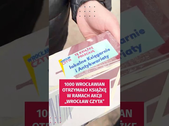 Wideo - Wrocław rozdaje książki. Book Tram znów wyruszy w trasę #wroclaw
