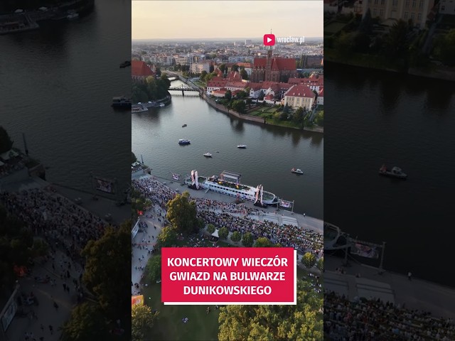 Wideo - Wrocławianie świętowali przy muzyce ze statków #wroclaw