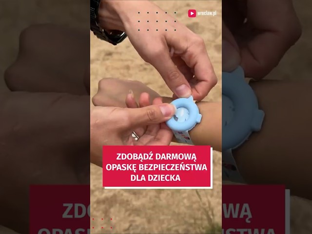 Wideo - Opaski bezpieczeństwa dla dzieci za darmo na piknikach wakacje z wroclaw.pl #wroclaw