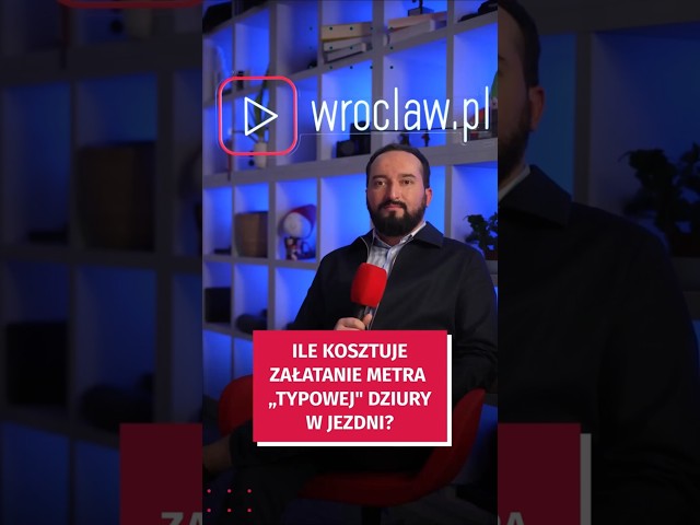 Wideo - Pozimowe dziury w drogach. Sprawdźcie ile kosztuje ich łatanie! #wroclaw #drogi