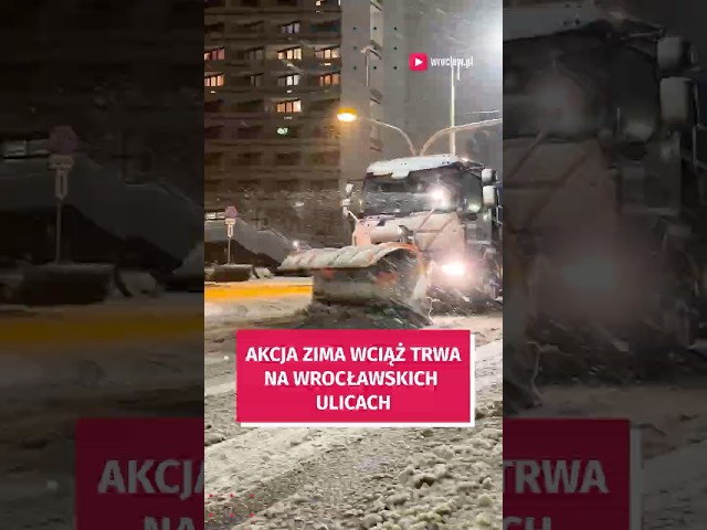 Wideo - Na Sylwestra ma padać śnieg. Służby w gotowości  #wroclaw