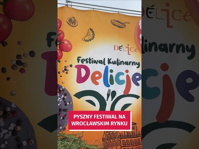 Wideo - Festiwal pyszności na wrocławskim rynku #wroclaw