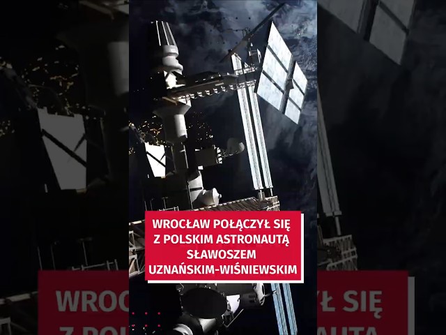 Wideo - Wrocław połączył się z Międzynarodową Stacją Kosmiczną #wroclaw #kosmos #iss