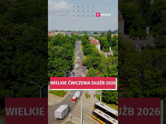 Wideo - Wielka ewakuacja na Nadodrzu! Trwają ćwiczenia służb Nadodrze 2026 – Bezpieczne Osiedle #wroclaw