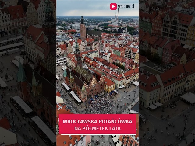 Wideo - Największa potańcówka we Wrocławiu była dzisiaj w Rynku! Ale radość #wroclaw