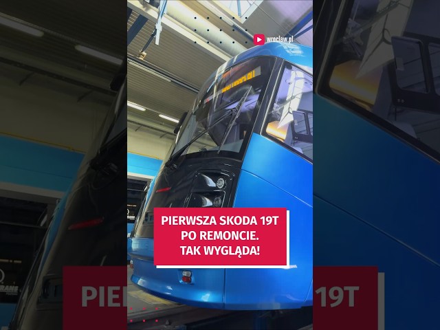 Wideo - Skoda 19 T w nowej odsłonie. Tramwaj przeszedł kapitalny remont #wroclaw #mpk  #tram