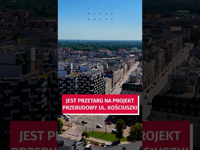 Wideo - Kościuszki pójdzie do remontu! Jest przetarg na projekt jej przebudowy #wroclaw
