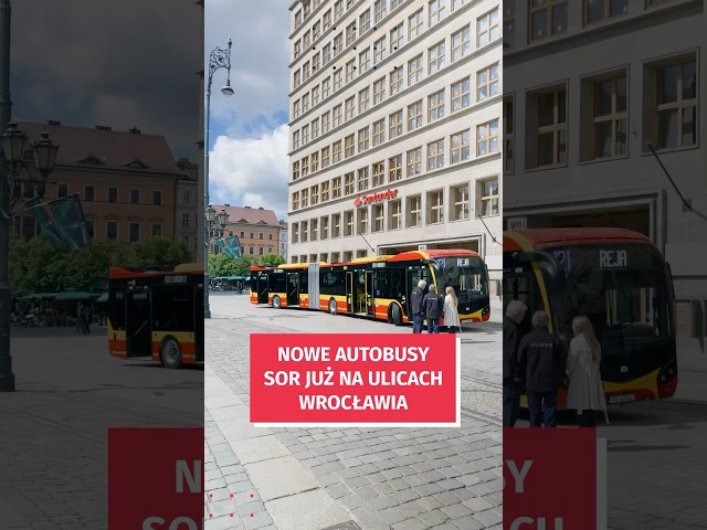Wideo - Takich autobusów jeszcze w Polsce nie było! Mają mnóstwo udogodnień dla pasażerów i kierowcy#wroclaw