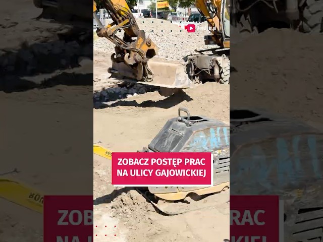 Wideo - Zobacz postępy prac przy remoncie ul. Gakowickiej #wroclaw