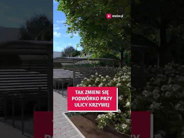 Wideo - Tak zmieni się podwórko przy ul. Krzywej na Ołbinie! #wroclaw
