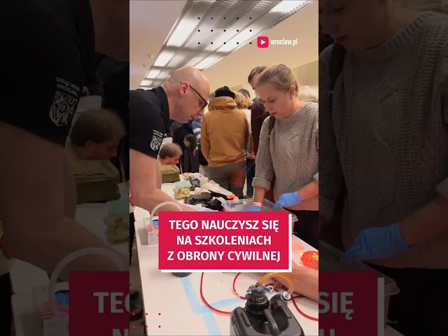 Wideo - Tego nauczysz się na szkoleniu z obrony cywilnej #bezpiecznywroclaw
