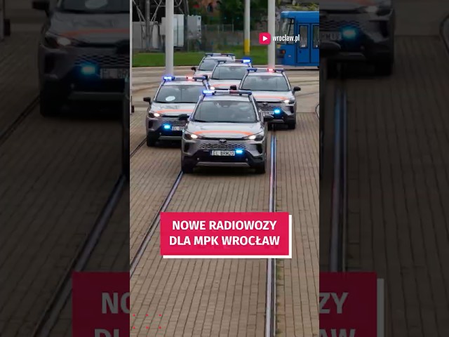 Wideo - Nowe radiowozy dla Centrali Ruchu MPK Wrocław