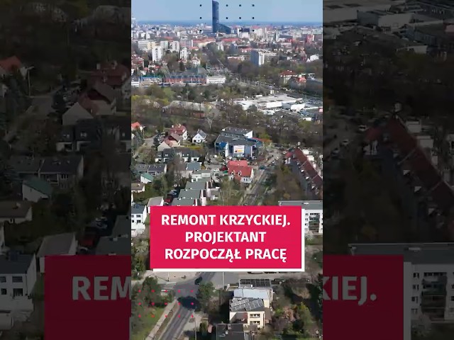 Wideo - Krzycka pójdzie do przebudowy. Ruszyło projektowanie! #wroclaw