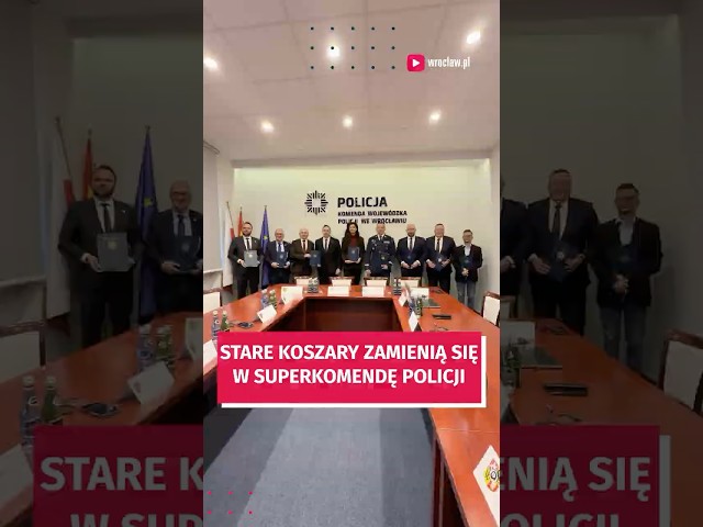 Wideo - Dawne koszary przy ul. Poznańskiej będą służyć policji #wrocław