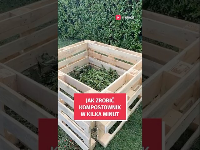 Wideo - Jak zrobić kompostownik tanio i szybko? Zobacz!