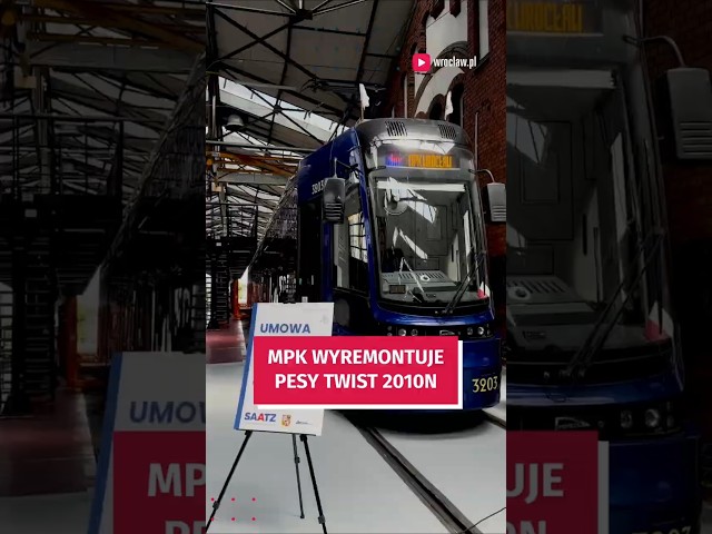 Wideo - MPK  podpisało umowę na remont tramwajów PESA 2010N  #wroclaw #tramwaj