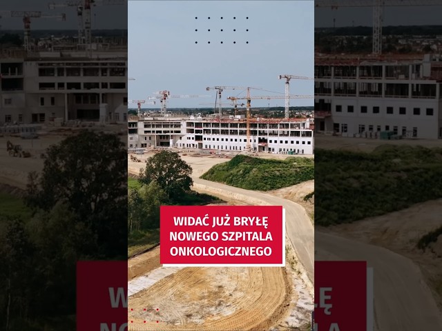 Wideo - Ale to będzie kolos! Rośnie nowy szpital onkologiczny #wroclaw #inwestycje