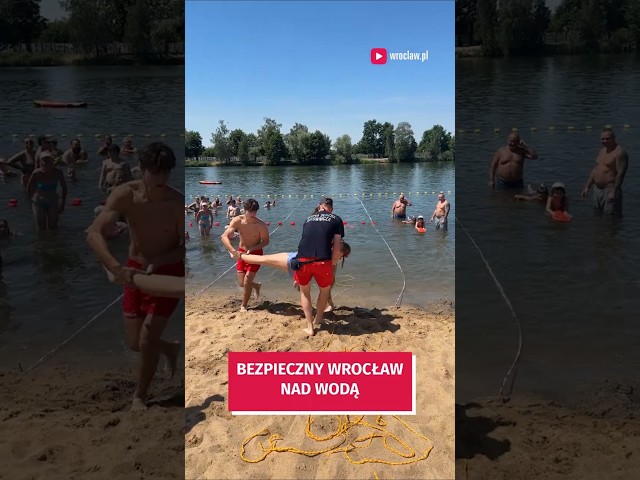 Wideo - Jak być bezpiecznym nad wodą - tego uczy Bezpieczny Wrocław! #wroclaw
