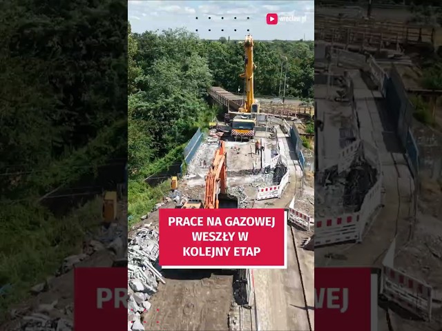 Wideo - Przebudowa wiaduktów na Gazowej. Co się dzieje na budowie?