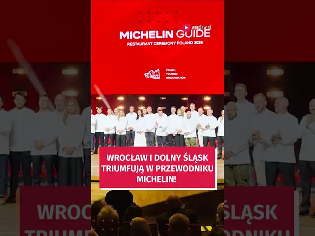 Wideo - Wrocław z dwoma gwiazdkami Michelin. Jest też mnóstwo wyróżnień! #wroclaw #michelin