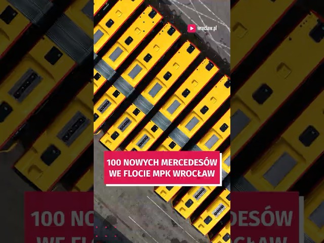 Wideo - Kolejne nowe autobusy dla Wrocławia. Pierwsze z nich już w poniedziałek wyjadą na ulice! #wroclaw