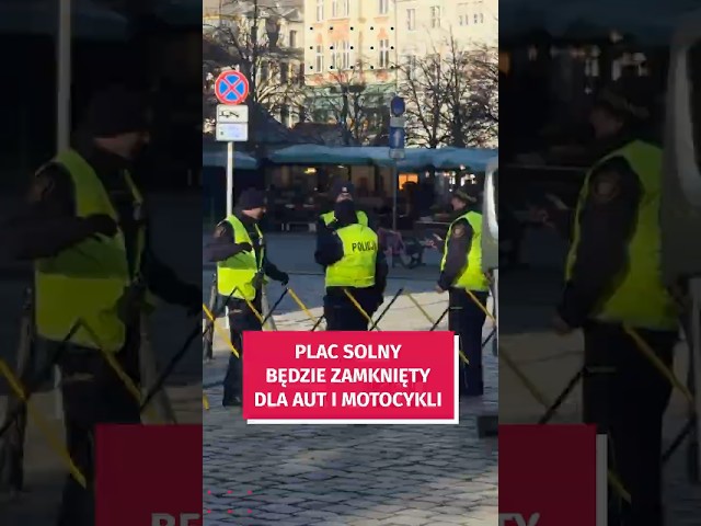 Wideo - Plac Solny zamknięty dla aut i motocykli! Ma być ciszej i bezpieczniej!  #wroclaw