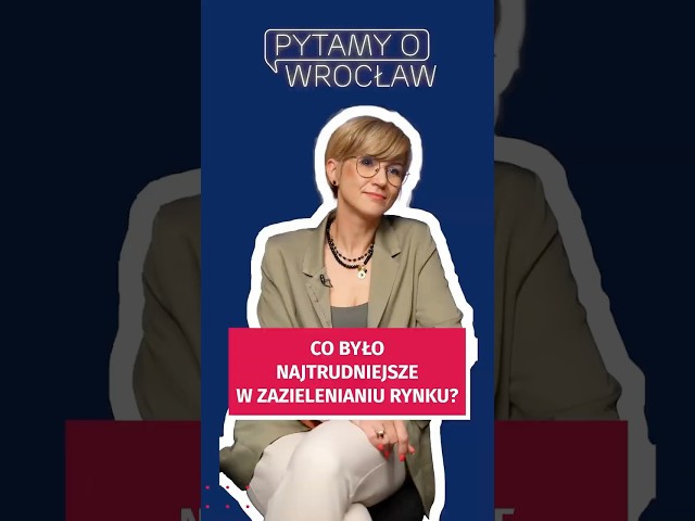 Wideo - Co było najtrudniejsze w zazielenianiu wrocławskie Rynku? #wroclaw