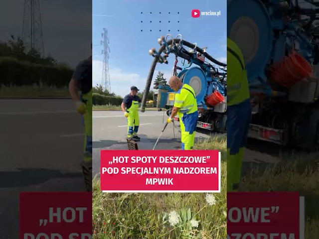 Wideo - Zobacz, jak Wrocław radzi sobie z ekstremalnymi opadami! #wrocław