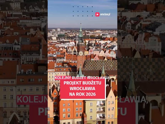 Wideo - Jaki będzie budżet Wrocławia w 2026 roku? Znamy projekt!  #wroclaw