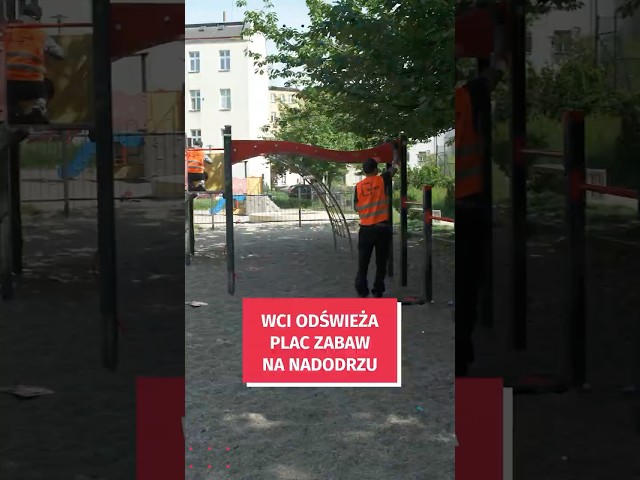 Wideo - Odświeżony plac zabaw na Nadodrzu, a kolejne lokalizacje są już zaplanowane #wroclaw #WCI