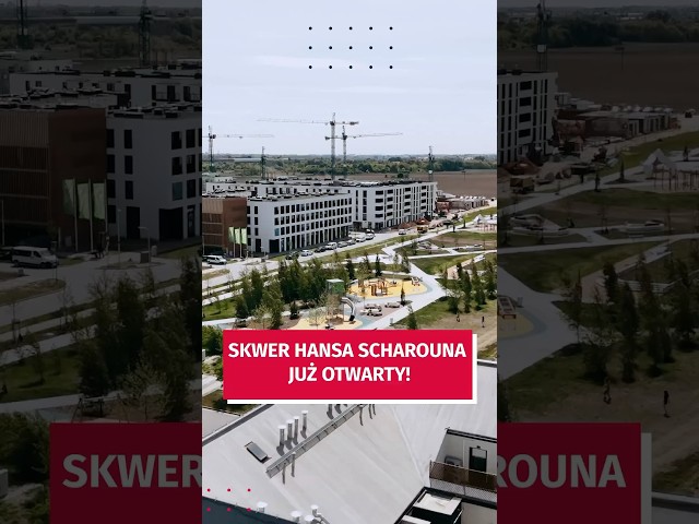 Wideo - Skwer Scharouna otwarty! Zobacz jakie atrakcje tam czekają #wroclaw #wbowroclaw