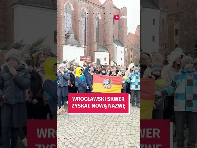 Wideo - Nowe, ważne miejsce we Wrocławiu - Skwer Pojednania #wroclaw