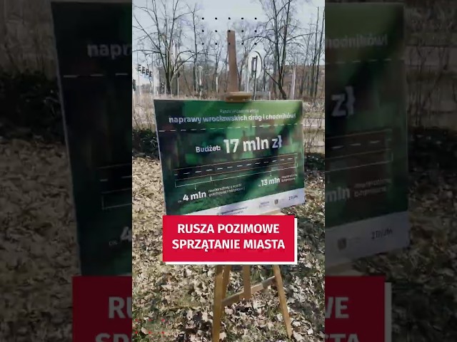 Wideo - Wielkie wiosenne porządki. Na ulicach i w zieleni #wroclaw