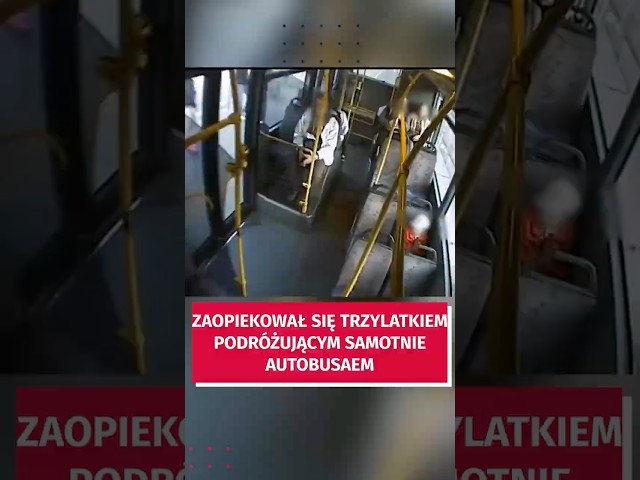 Wideo - Pan Ryszard zaopiekował się dzieckiem samotnie podróżującym autobusem! Poznaj kierowcę MPK #wroclaw