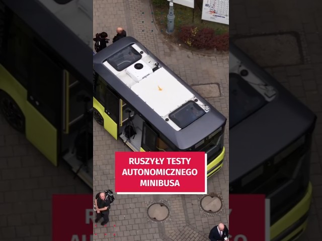 Wideo - Autonomiczny minibus rusza na testy we Wrocławiu! #wroclaw