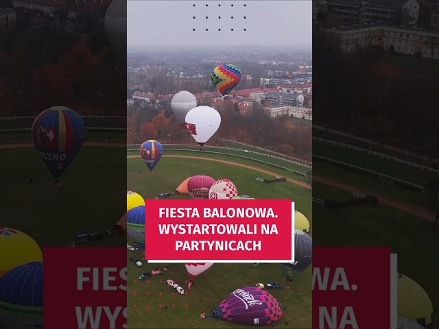 Wideo - Dziesiątki balonów nad południem Wrocławia. Fiesta Balonowa trwa!  #wroclaw