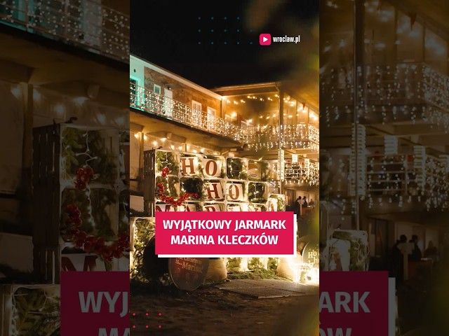 Wideo - Wyjątkowy Jarmark zorganizowała Marina Kleczków! Zobacz co tam się dzieje #wroclaw
