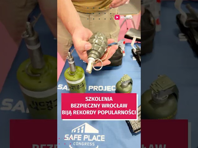 Wideo - Wrocławianie chcą być gotowi na zagrożenia. Szkolenie Bezpieczny Wrocław przyciągnęło tłumy #wroclaw
