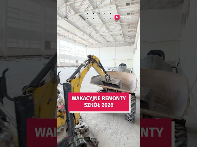 Wideo - Ruszyły wakacyjne remont w szkołach! Zobacz, co się zmieni #wroclaw