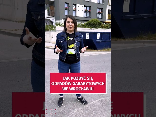 Wideo - Gdzie wyrzucać wielkogabarytowe śmieci? 3 sposoby! #wroclaw #ekosystem