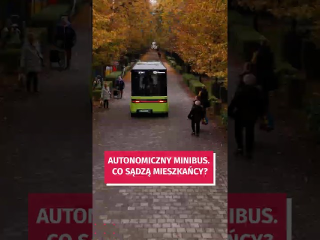 Wideo - Autonomiczny bus na cmentarzu - co sądzą o nim mieszkańcy? Zapytaliśmy ich o to!