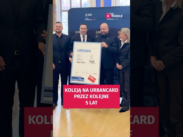 Wideo - Pociągiem na URBANCARD przez kolejne 5 lat! #wroclaw