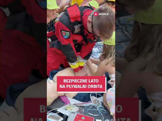 Wideo - Na Orbicie pokazywali, jak ratować życie. #wroclaw #basen