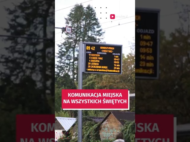 Wideo - Wszystkich Świętych - jak dojechać na cmentarze? #wroclaw