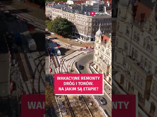Wideo - Wakacyjne inwestycje na wrocławskich torowiskach i ulicach! Podsumowanie.  #news #wroclaw