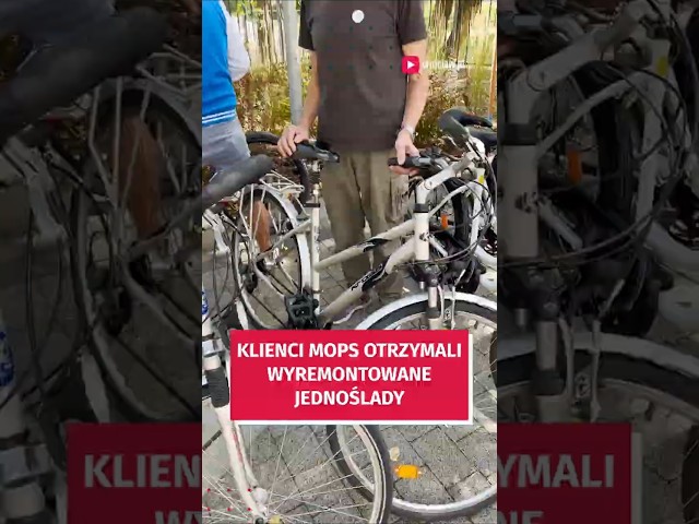 Wideo - Rowery dostały drugie życie i trafiły w dobre ręce  #wroclaw