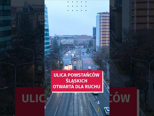 Wideo - Gładka, jak stół ul. Powstańców Śląskich już otwarta dla ruchu #wroclaw #inwestycje
